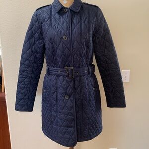 Barbour womens evie diamond quilted taran coat - Size 8